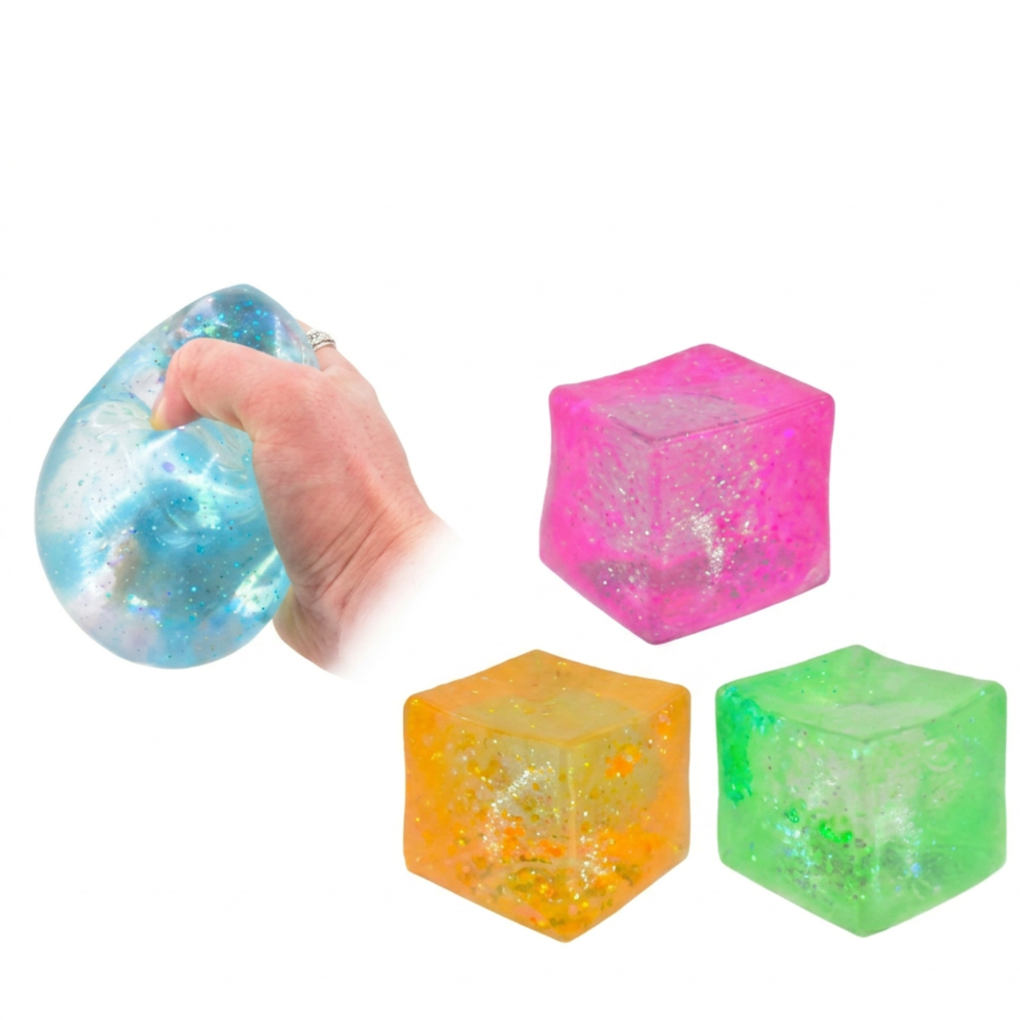 Giant Glitter Sugar Cube