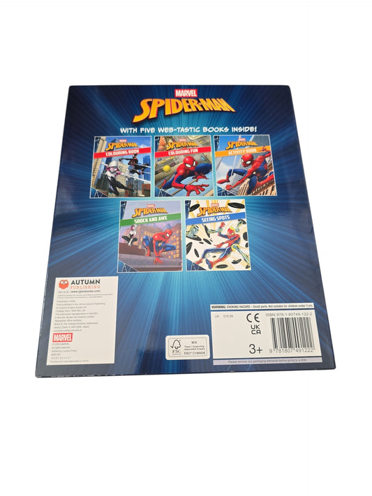 Spiderman Book & Colouring 5 Piece Set
