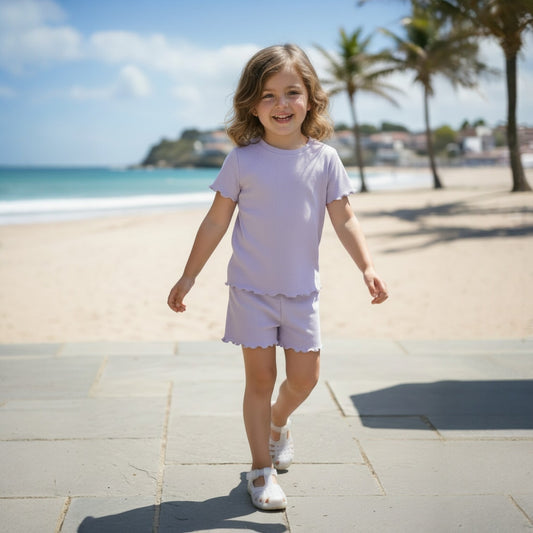 Lilac T-shirt & Short Set