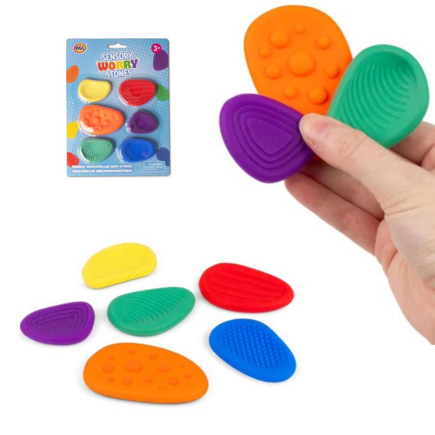 Fidget Worry Stones