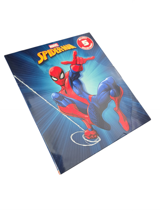 Spiderman Book & Colouring 5 Piece Set