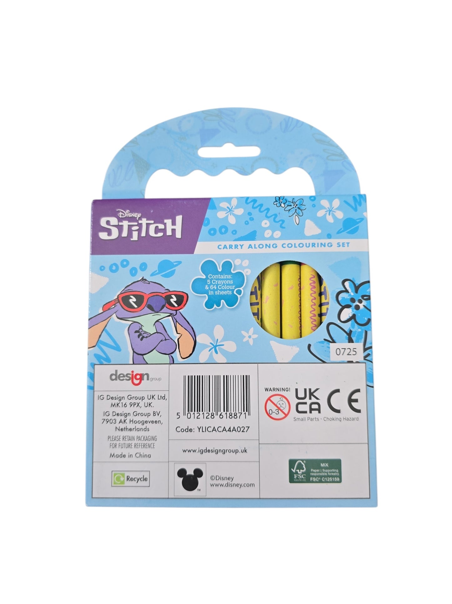 Stitch Colouring Carry Along Set