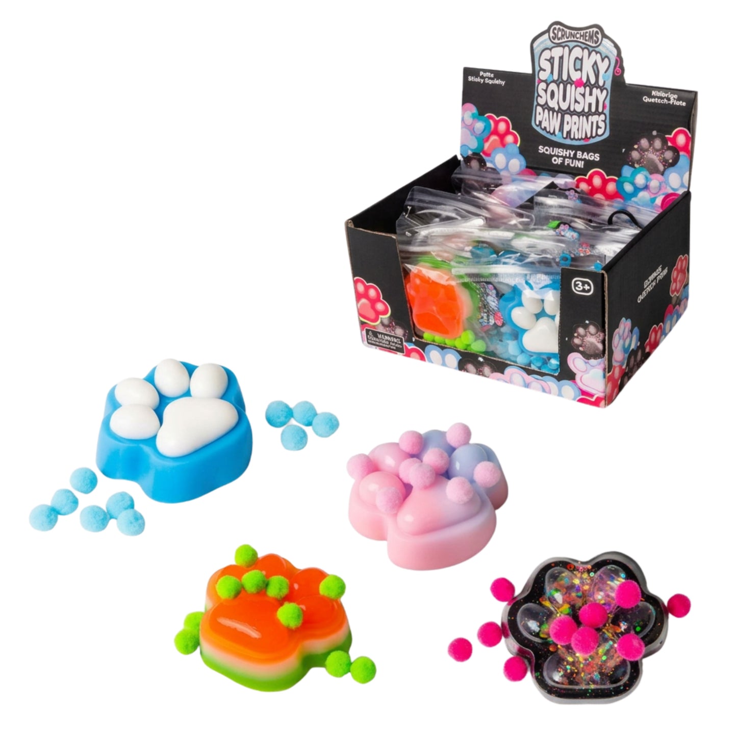 Scrunchems Sticky Squishy Paw