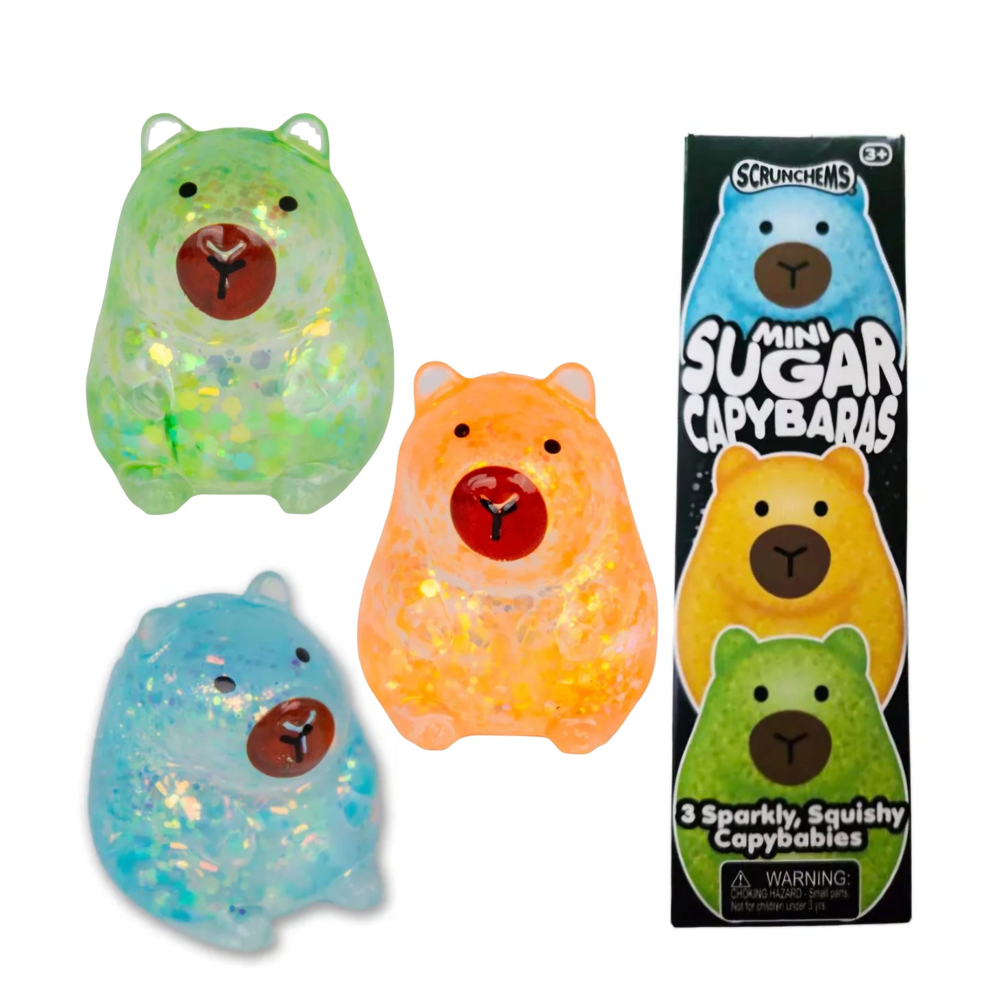 Scrunchems Capybaras Squishy 3pk