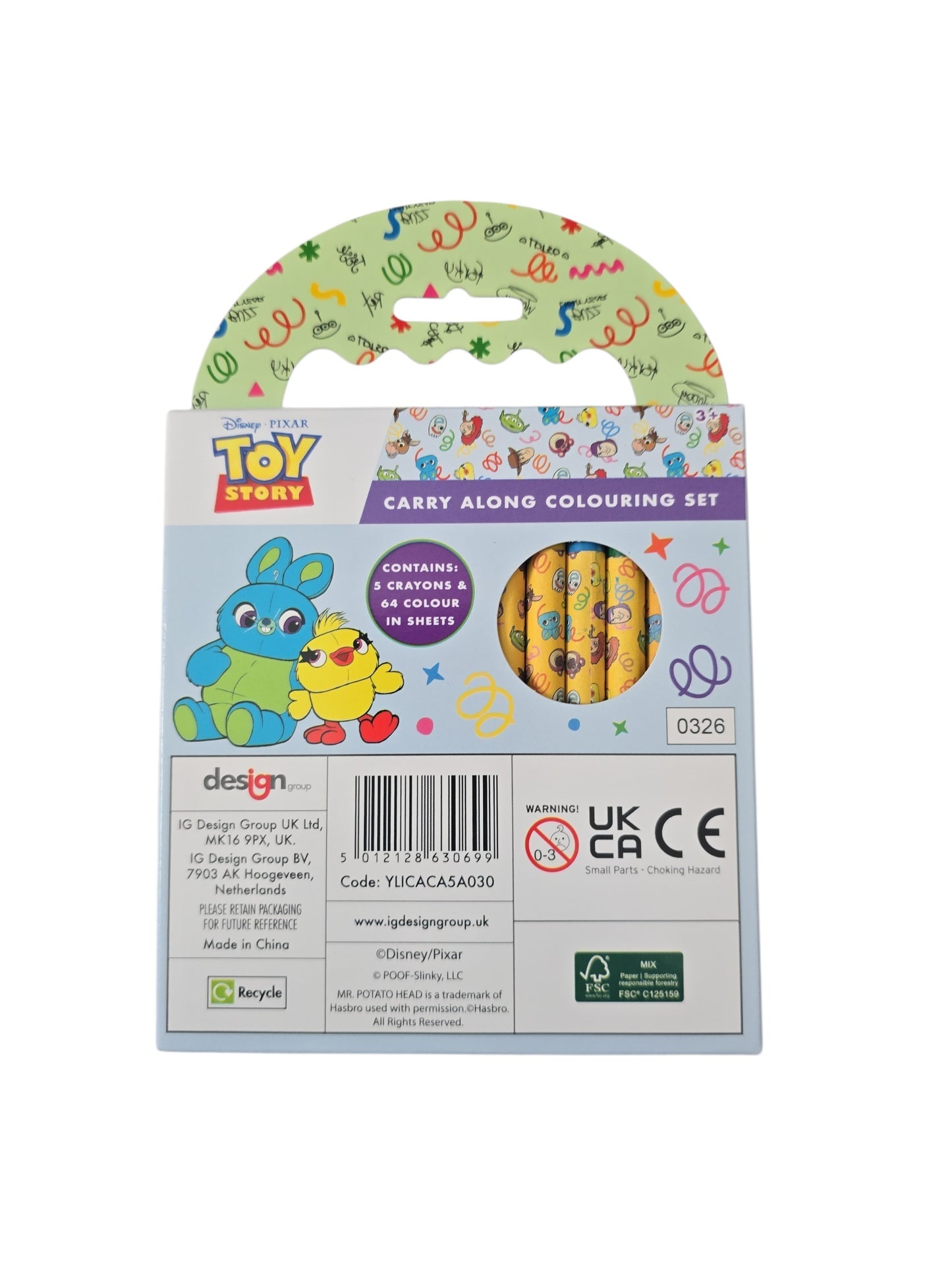 Toy Story Colouring Carry Along