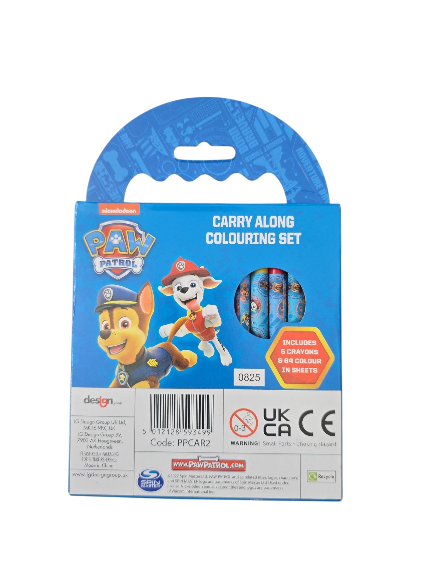 Paw Patrol Colouring Carry Along