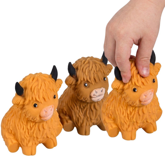 Squishy Brown Highland Cow